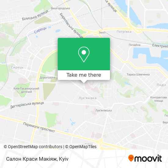 Карта Салон Краси Макіяж