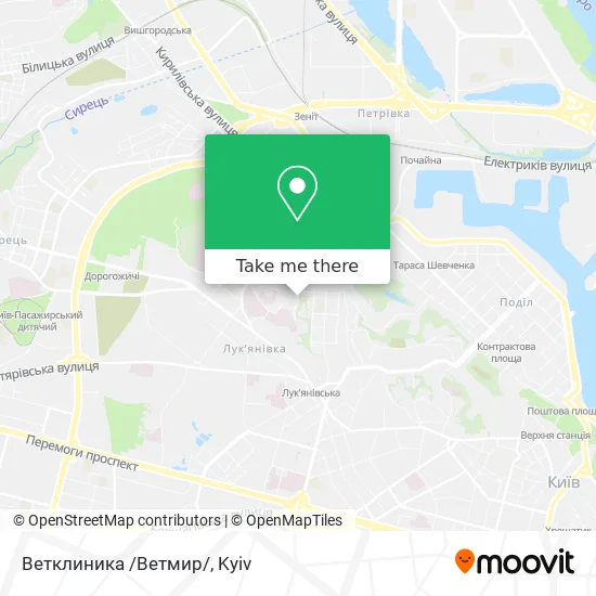 Карта Ветклиника /Ветмир/
