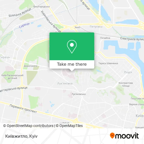 Київжитло map