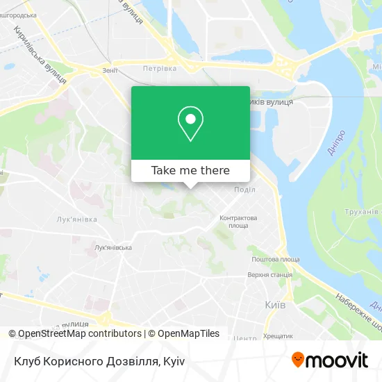 Клуб Корисного Дозвілля map