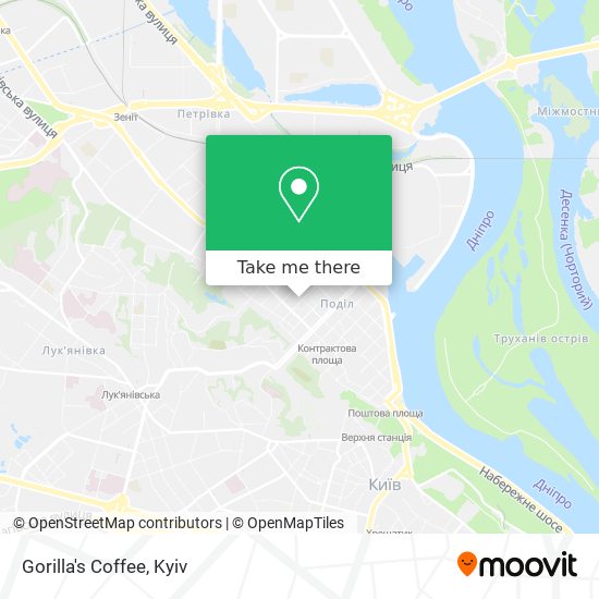 Gorilla's Coffee map