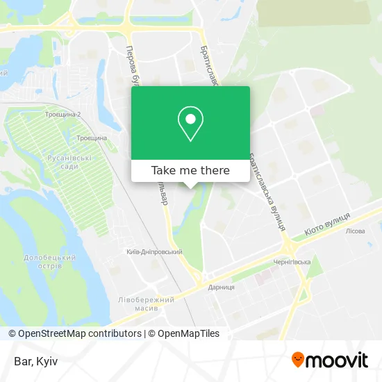 Bar map