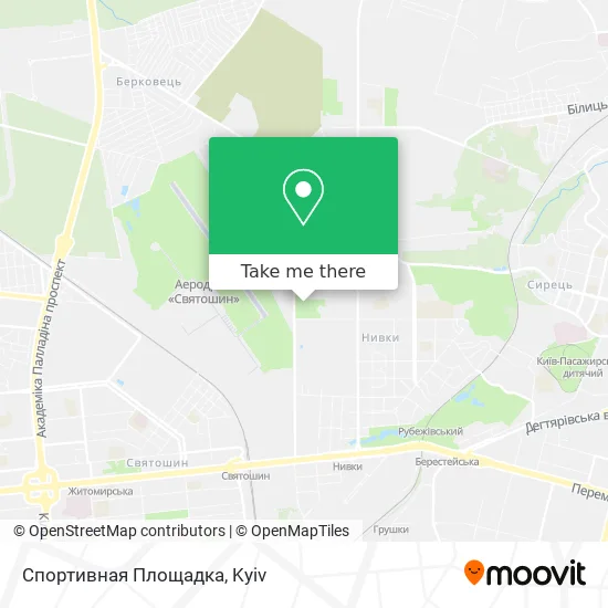 Спортивная Площадка map