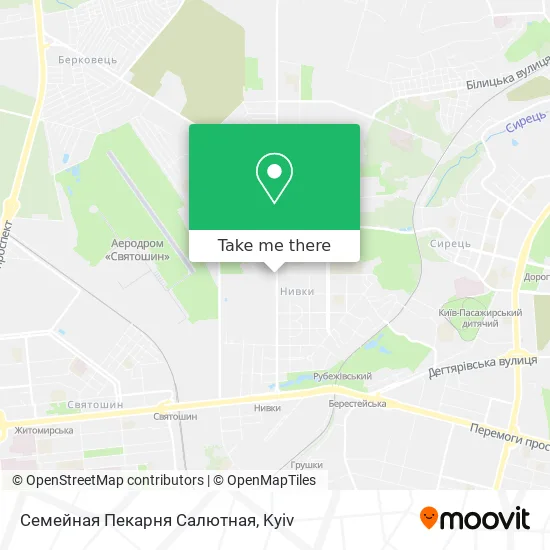 Семейная Пекарня Салютная map