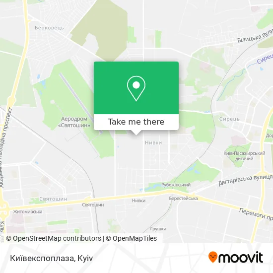 Київекспоплаза map