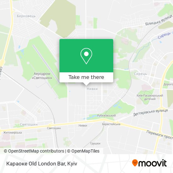 Караоке Old London Bar map