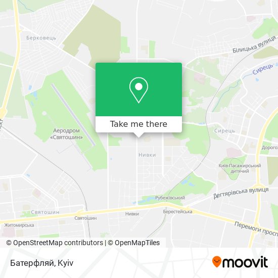 Батерфляй map