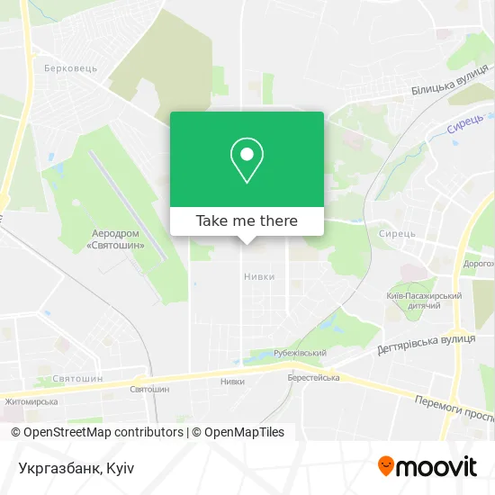Укргазбанк map