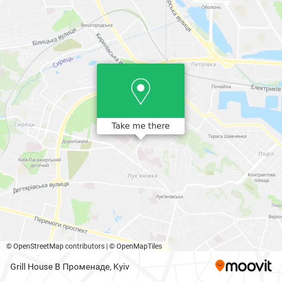 Карта Grill House В Променаде