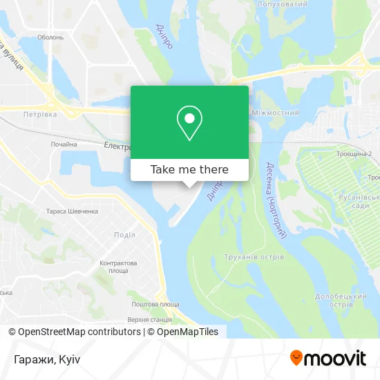 Карта Гаражи