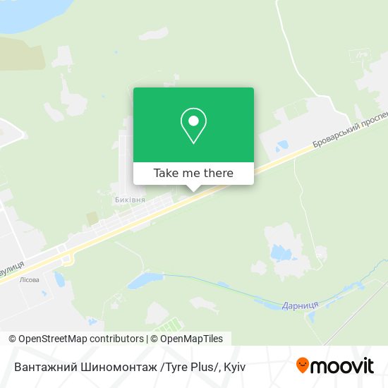 Карта Вантажний Шиномонтаж /Tyre Plus/