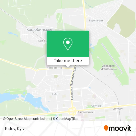 Kidev map