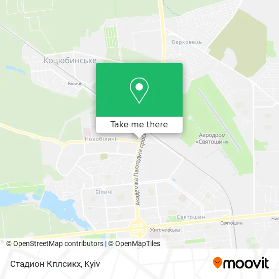 Карта Стадион Кплсикх