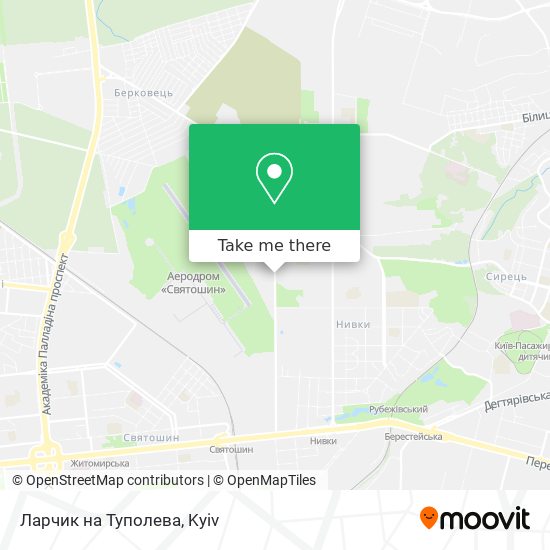 Карта Ларчик на Туполева