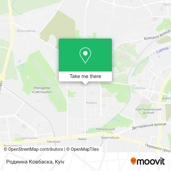 Карта Родинна Ковбаска