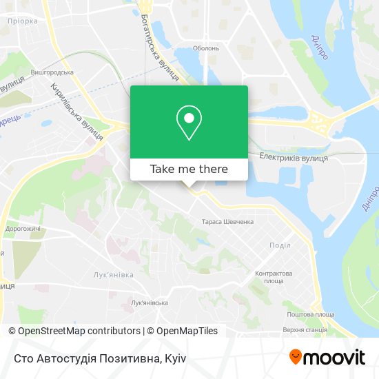 Сто Автостудія Позитивна map