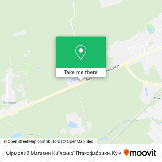 Фірмовий Магазин Київської Птахофабрики map