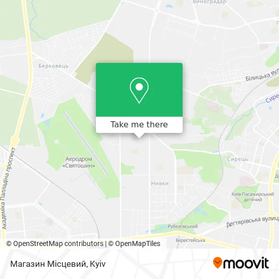 Карта Магазин Місцевий