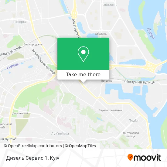 Карта Дизель Сервис 1