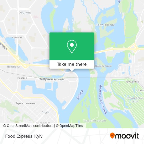 Food Express map