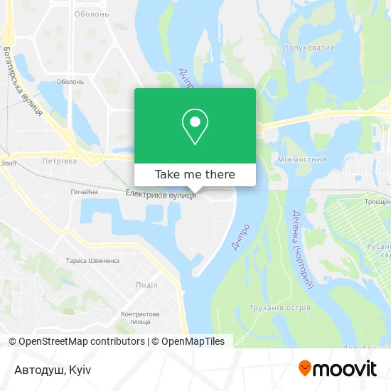 Карта Автодуш