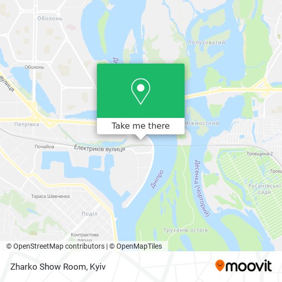 Zharko Show Room map