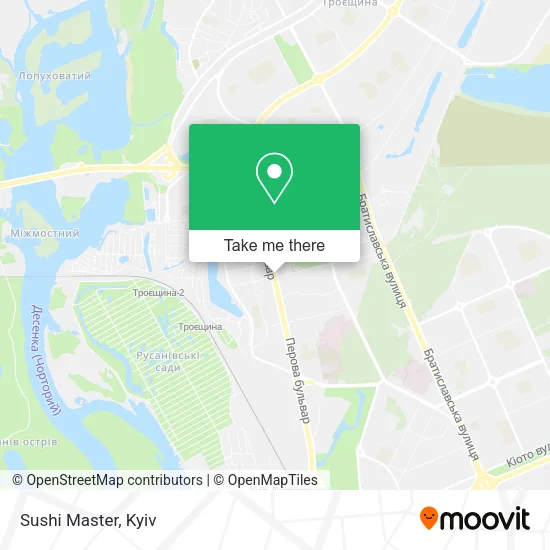 Карта Sushi Master