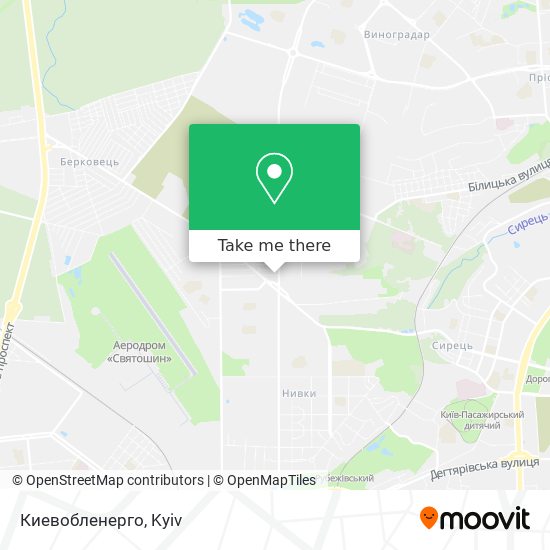 Киевобленерго map