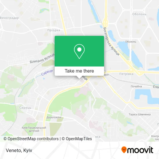 Карта Veneto