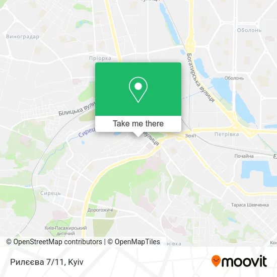 Карта Рилєєва 7/11