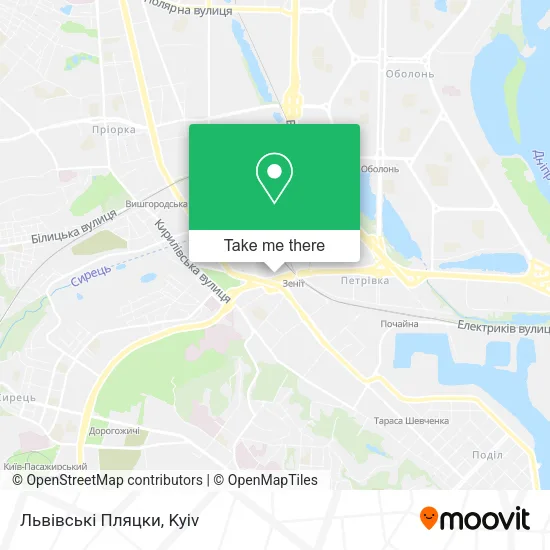 Карта Львівські Пляцки