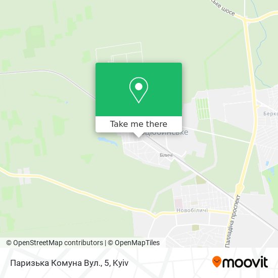 Паризька Комуна Вул., 5 map