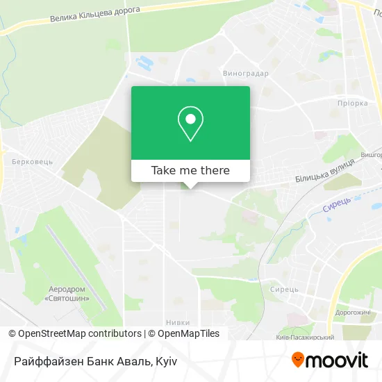 Райффайзен Банк Аваль map