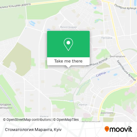 Стоматология Маранта map