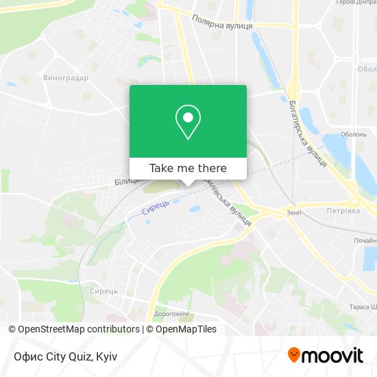 Офис City Quiz map