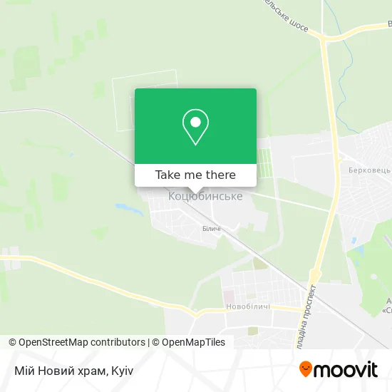 Карта Мій Новий храм