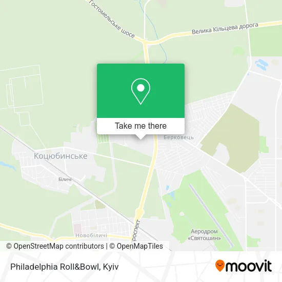 Карта Philadelphia Roll&Bowl