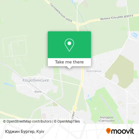 Карта Юджин Бургер