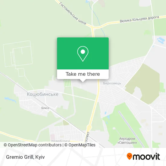 Карта Gremio Grill