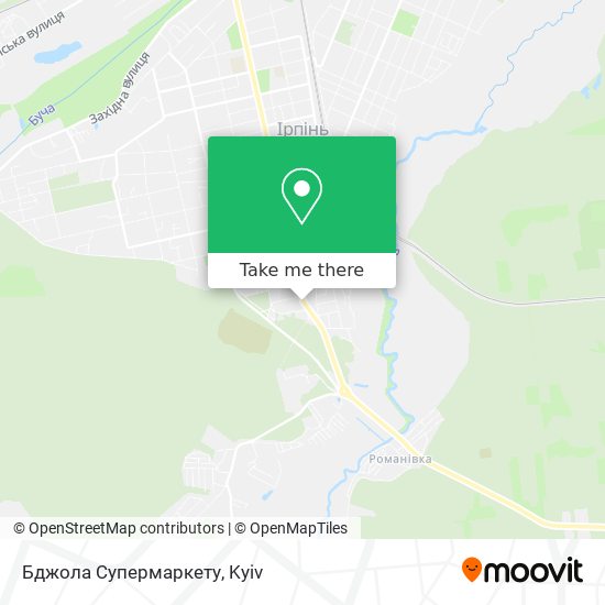 Бджола Супермаркету map