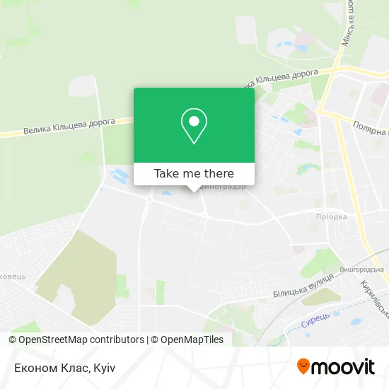 Економ Клас map