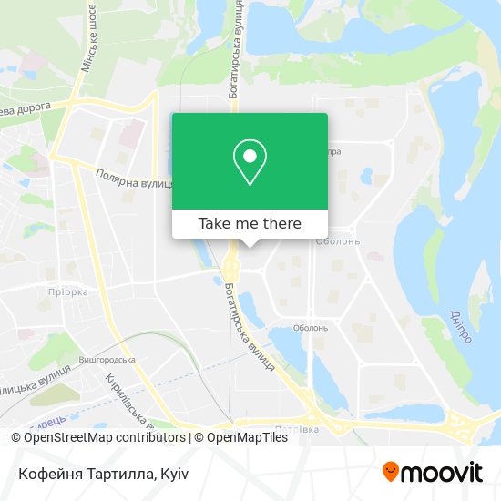 Кофейня Тартилла map