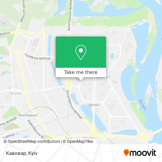 Карта Кавовар