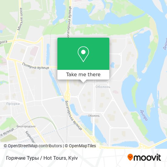 Горячие Туры / Hot Tours map