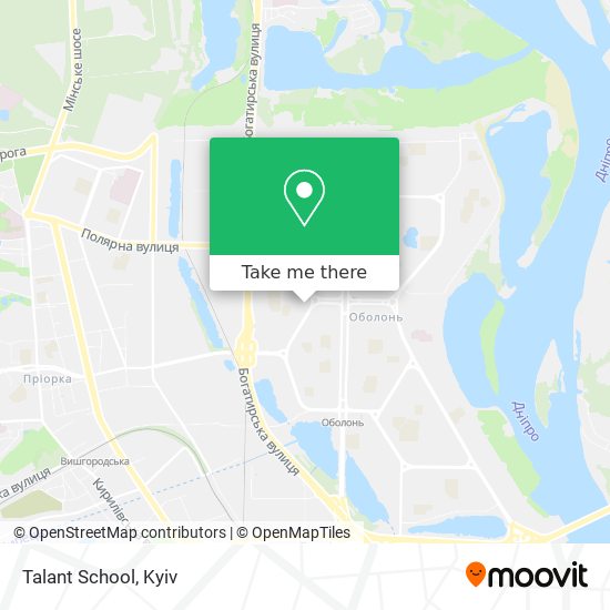 Talant School map