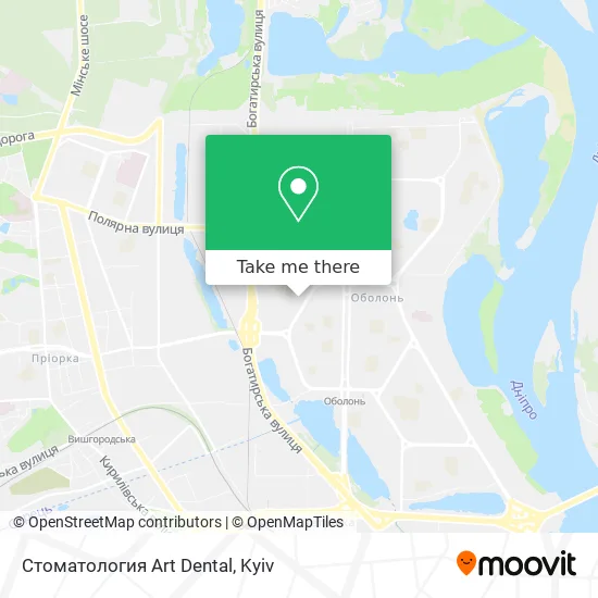Карта Стоматология Art Dental