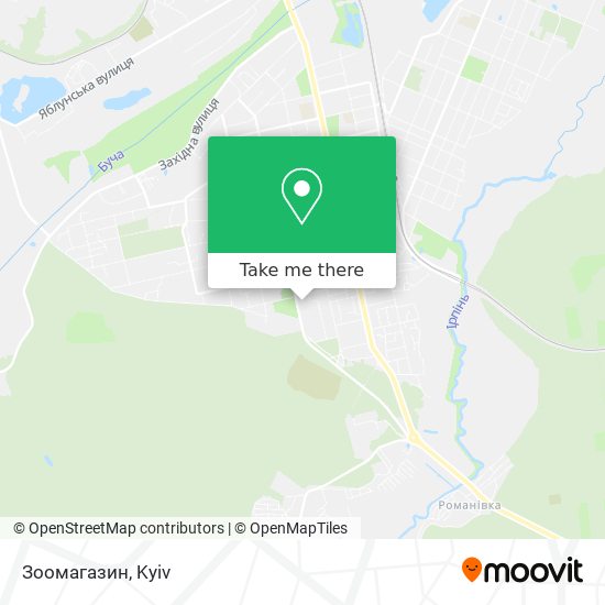 Зоомагазин map