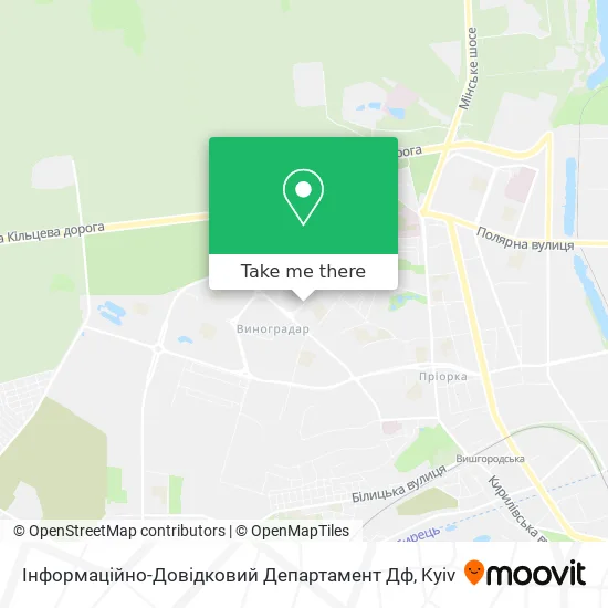 Карта Інформаційно-Довідковий Департамент Дф