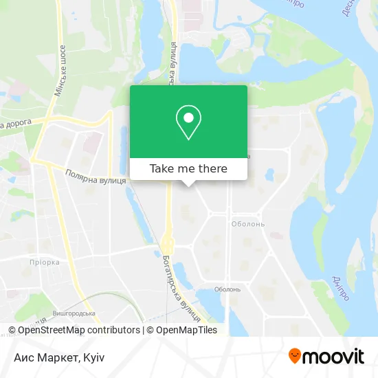 Карта Аис Маркет