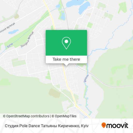 Карта Студия Pole Dance Татьяны Кириченко
